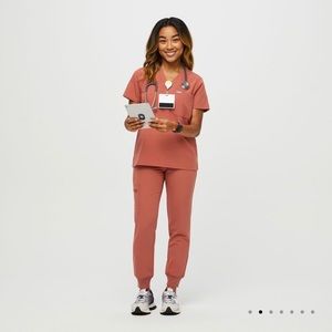 Terracotta FIGS set-Catarina Small and Zamora Medium Petite